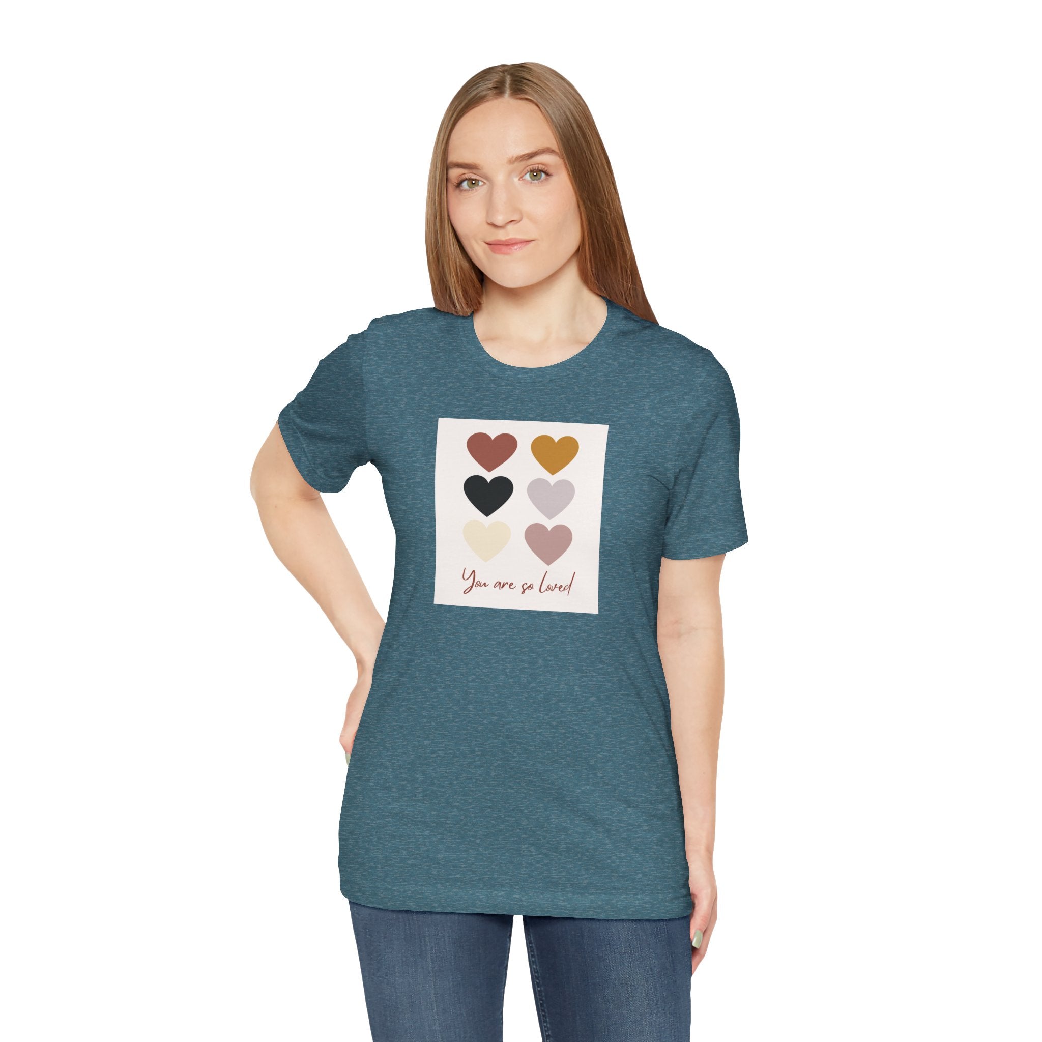 You Are So Loved Hearts Tee