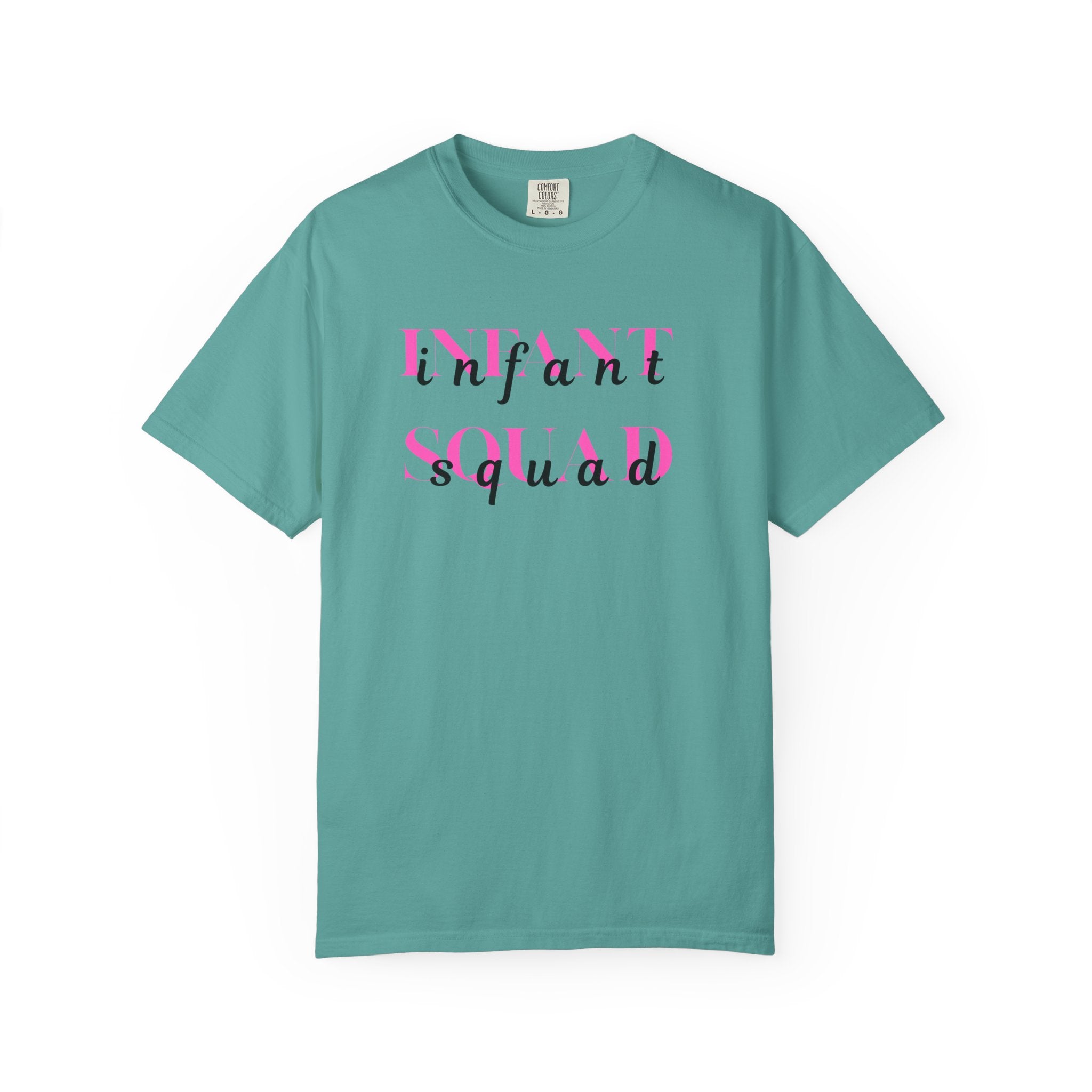 Infant Squad Shirt Daycare Teacher Appreciation Gift Baby Shower New Mom Life Tee Nurse Childcare Staff Cotton Crew Neck Watercolor Nanny