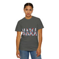 Mama floral letters T-Shirt | Mama text with red and blue flowers