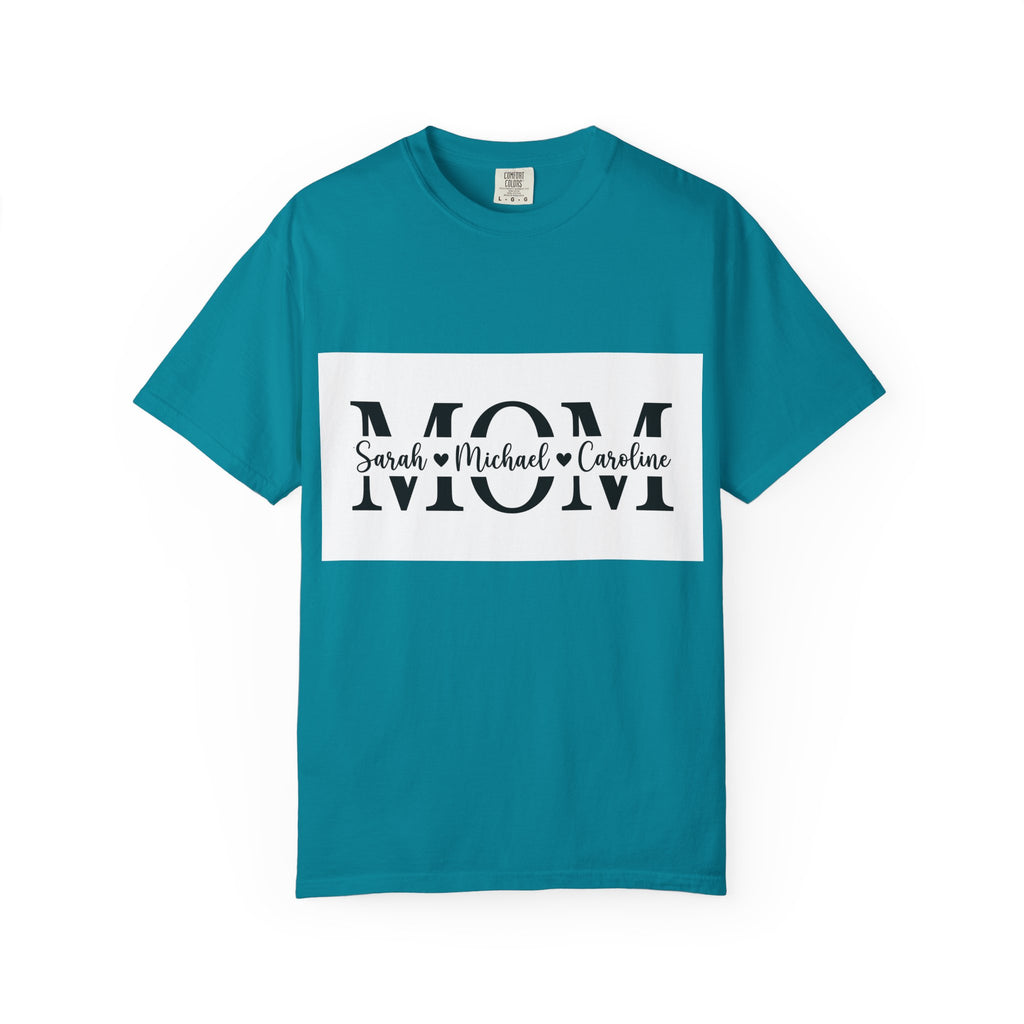 Mom Name Personalized T‑Shirt — Custom Family Names Mother's Day Tee