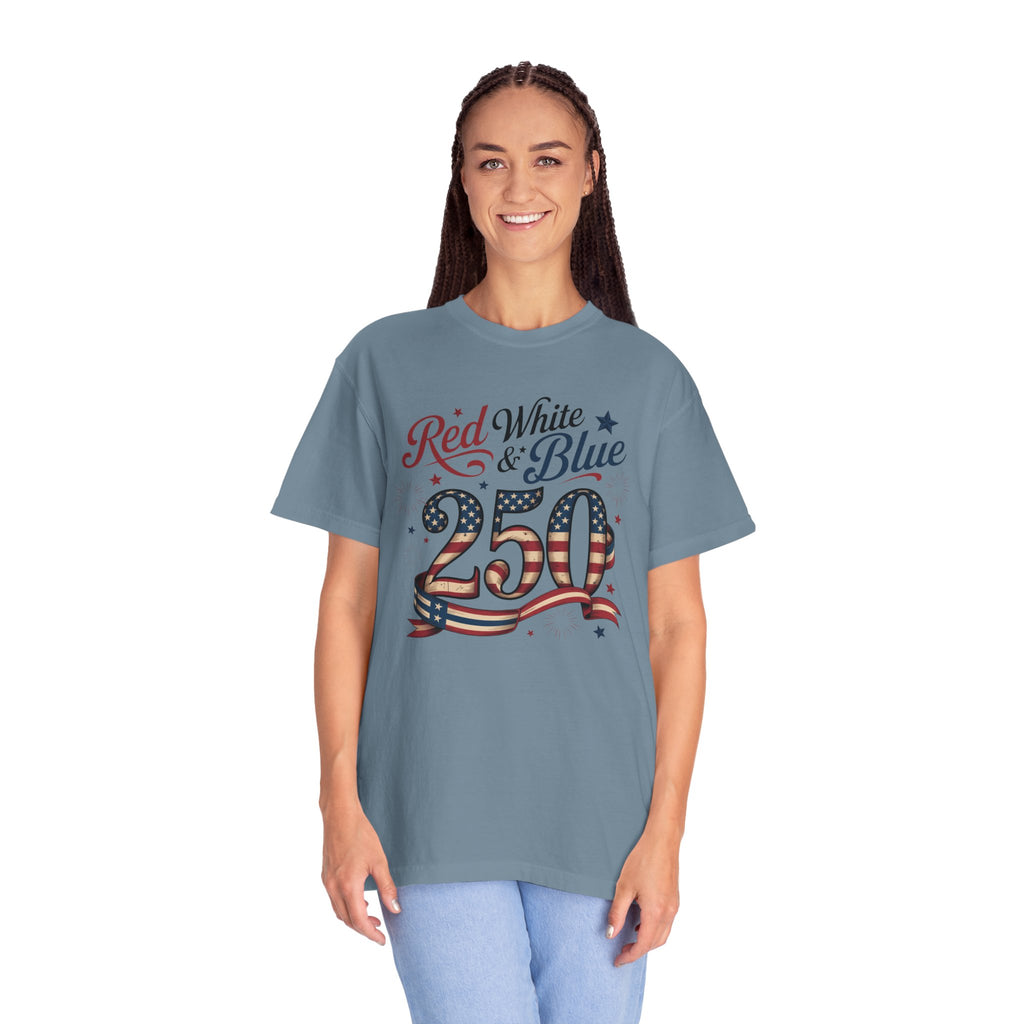 250 Red White & Blue Patriotic T-Shirt