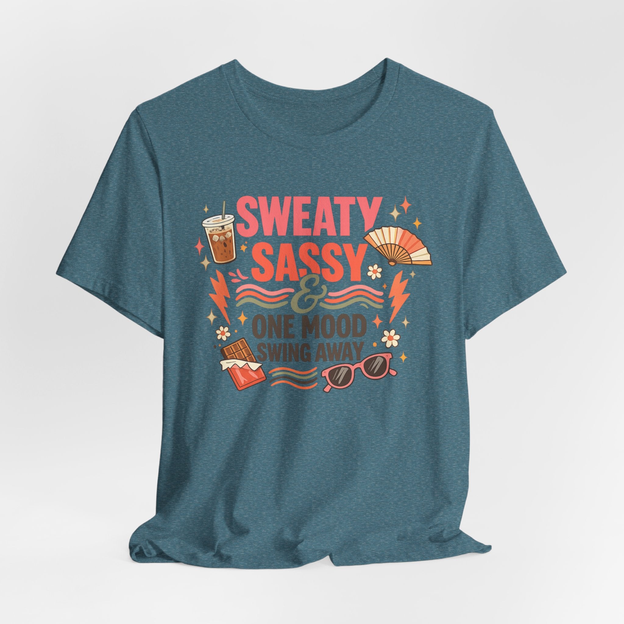 Menopause Humor Shirt Funny Woman Tshirt Sassy Graphic Tee Hot Flash Apparel Midlife Awareness Wear Mood Swing Top Birthday Gift Mom