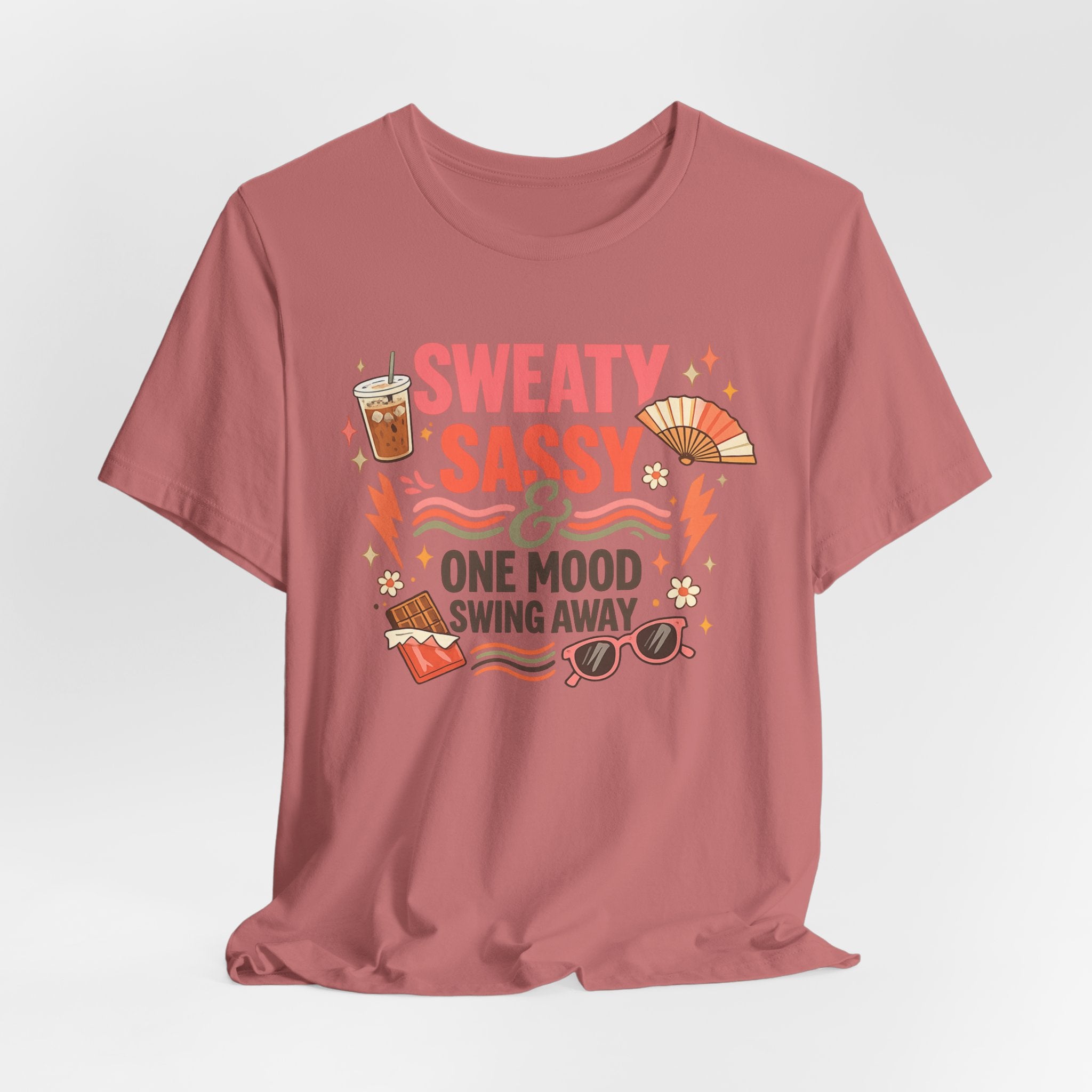 Menopause Humor Shirt Funny Woman Tshirt Sassy Graphic Tee Hot Flash Apparel Midlife Awareness Wear Mood Swing Top Birthday Gift Mom