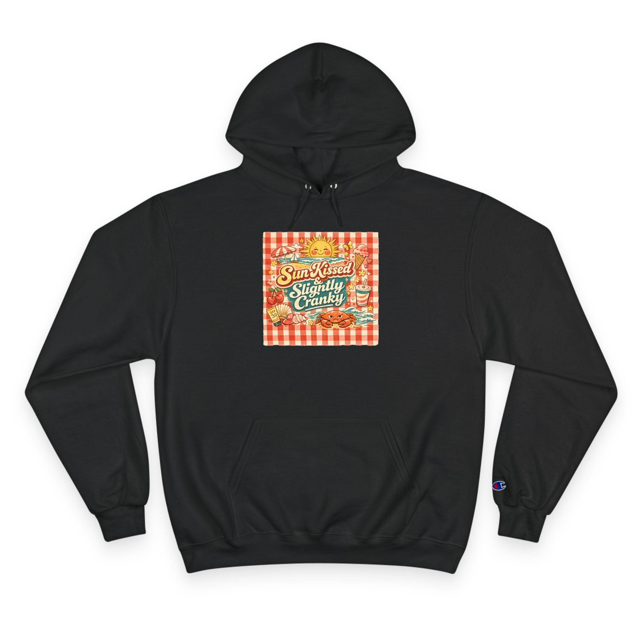Vintage Candy Market Hoodie — "Sun-Kissed & Sweetly Candy" Retro Picnic Sweatshirt