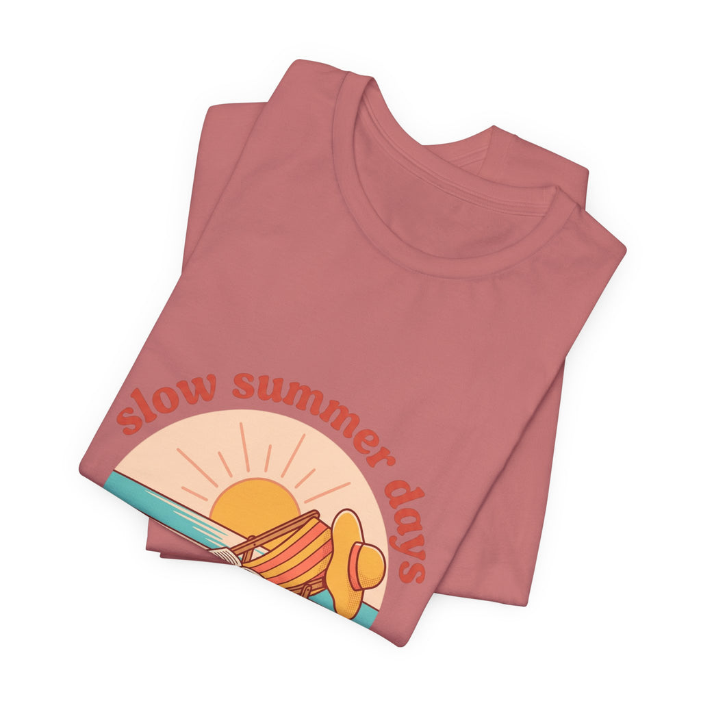 Slow Summer Days Tee | summer aesthetic, coastal vibes